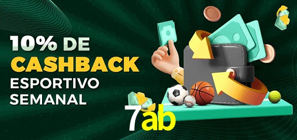 10% de bônus de cashback na 7ab